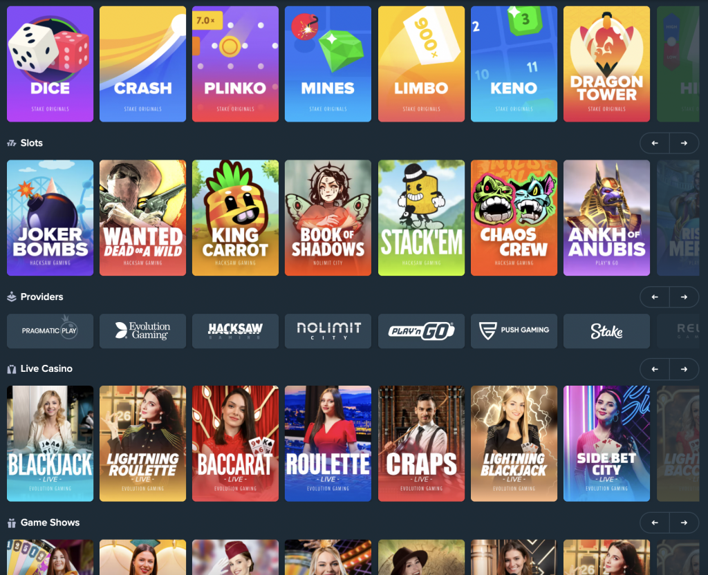 Stake Casino France Crypto Casino