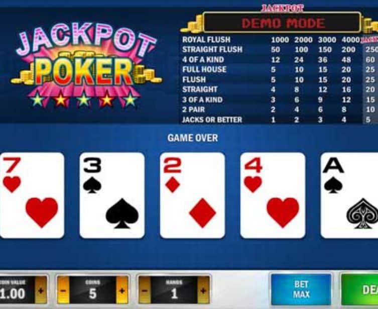 Comment décrocher le jackpot progressif au Vidéo Poker ?