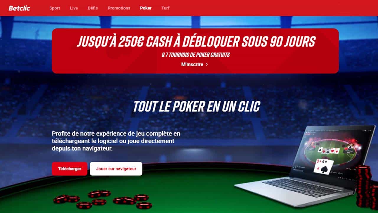 Jouer au poker en ligne gratuit - Betclic