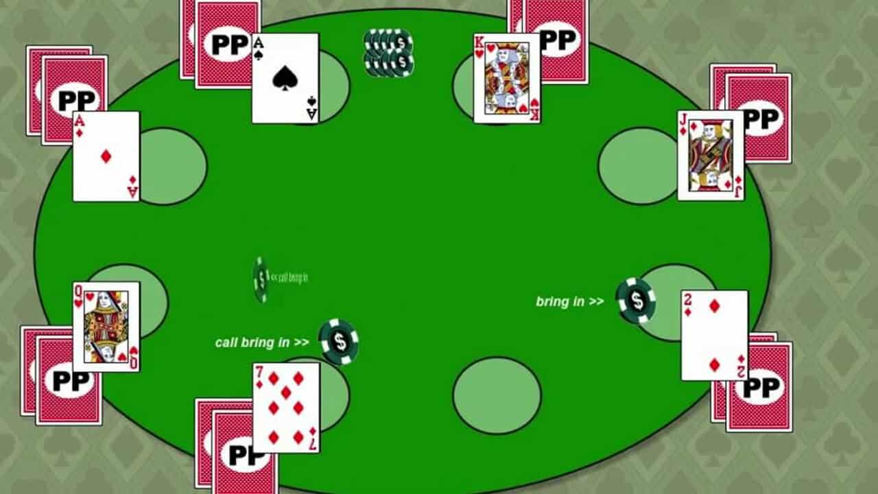 Seven card stud