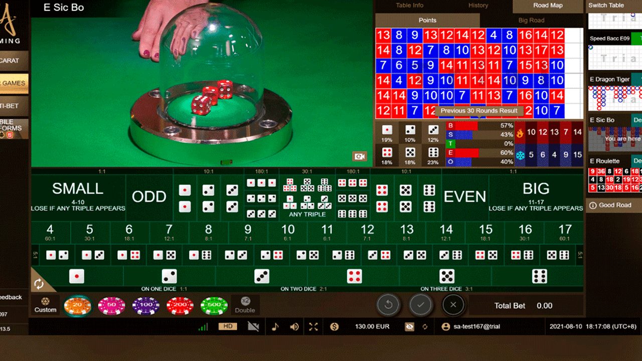 Sic Bo online game